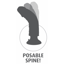 Vibrator Penis 20cm Cu Ventuză