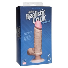 Vibrator cu Ventuză The Realistic Penis 21cm