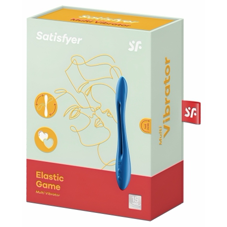 Vibrator Cuplu Elastic Game Albastru