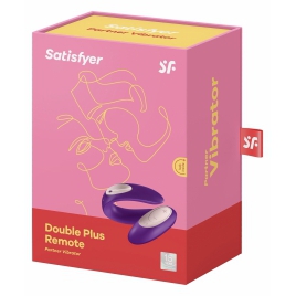 Vibrator Cuplu Partner Plus Cu Telecomandă Mov