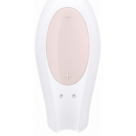 Vibrator Cuplu Satisfyer Double Joy Alb