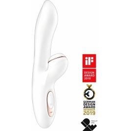 Vibrator Iepuraș Satisfyer Profesional Punctul G Alb