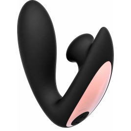 Vibrator Stimulator Clitoridian Reincarcabil Negru