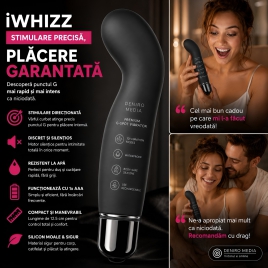 Vibrator iWhizz G 12.5cm Negru