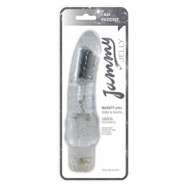 Vibrator Jammy Jelly Bursty Glitter Transparent