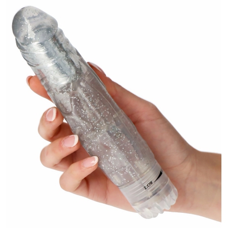 Vibrator Jelly Crushy Glitter Transparent
