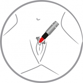 Vibrator Kiss Me Lipstick Roșu