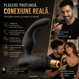 Vibrator Prostată O-Boy 7 Speed Negru