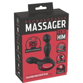 Vibrator Prostată Plug Negru