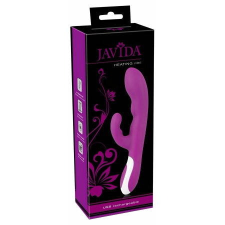 Vibrator Rabbit Cu Încălzire Javida Mov