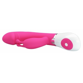 Vibrator Rabbit cu Voce Pretty Love Gene Roz