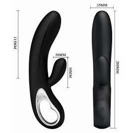 Vibrator Rabbit Pretty Love Elmer Negru