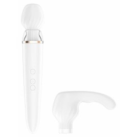 Vibrator Satisfyer Double Wander XXL Alb