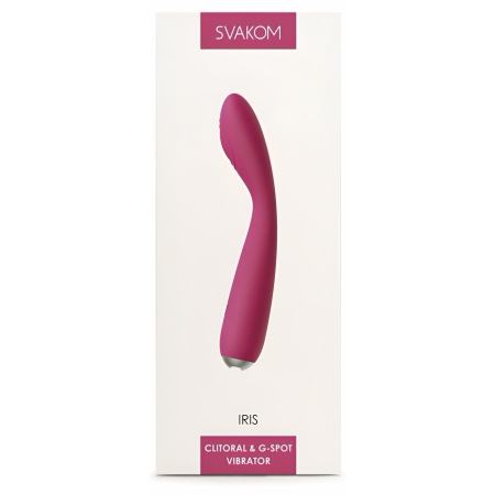 Vibrator Svakom Iris Clitoris Și Punct G Roșu