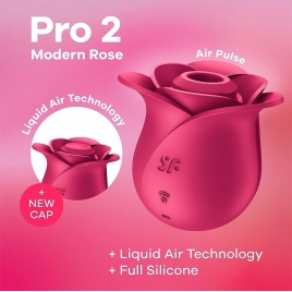 Vibrator Trandafir Satisfyer Pro 2 Modern Rose Roz