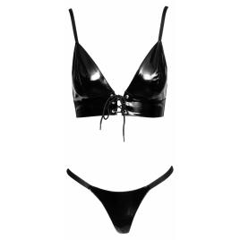 Set Black Level Vinyl Charlotte Negru XL