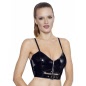 Sutien Black Level Vinyl Top Emma Negru XS