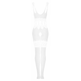 Catsuit Obsessive G330 Alb XL-2XL