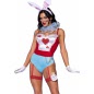 Costum Leg Avenue White Rabbit Bodysuit Multicolor L