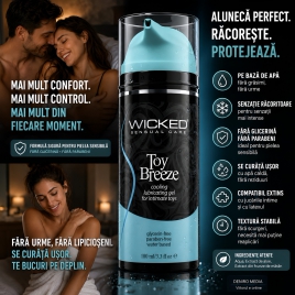 Wicked Sensual Care Breeze Lubrifiant Răcoritor 100 ml