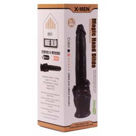 Dildo 33cm Magic Hand Negru