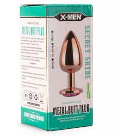 X-MEN Anal Plug Secret Shade Metal L Roz