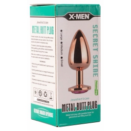 Anal Plug X-MEN Secret Shade Metal S Auriu