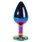 X-MEN Secret Shine Metal Anal Plug Rainbowheart S Multicolor