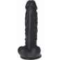 XXL 27,5 cm Dildo Realist Din Silicon Medical, Ventuză Puternică Negru