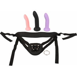 Your Strap-On Collection – Ham Ajustabil + 3 Elemente S-L Negru