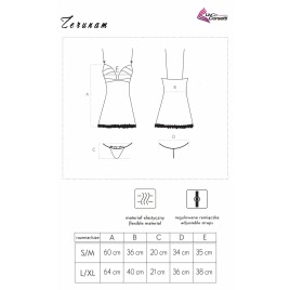 Chemise LivCo Zerunam Negru L-XL