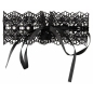 Zgardă Choker Rhinestones Negru